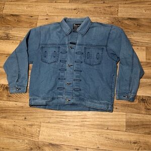 Karl Kani Blue Lightweight Shirt Jacket Classic Denim
